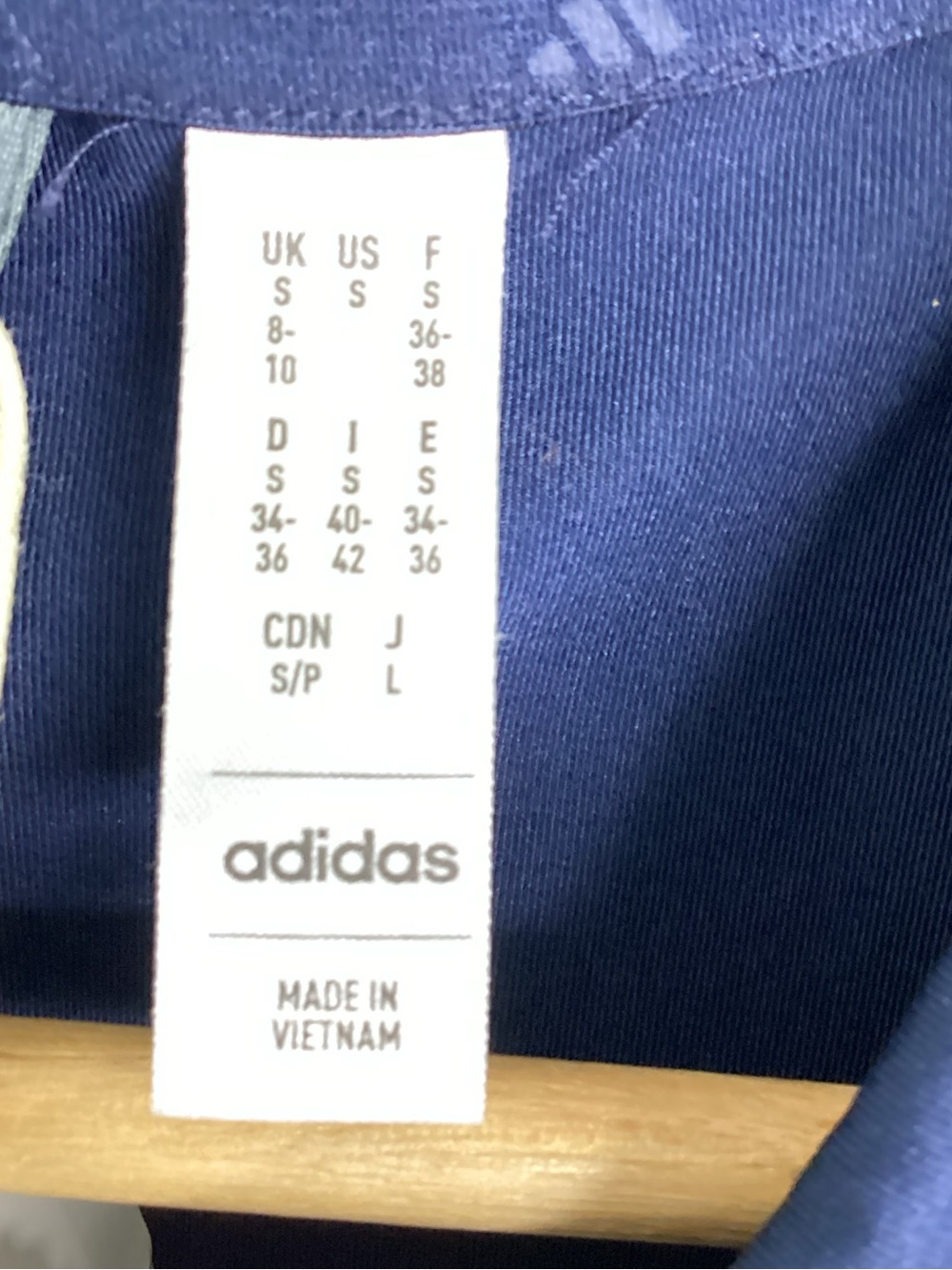 adidas Navy Sleeveless Polo Tank Top S - Picture 9 of 10